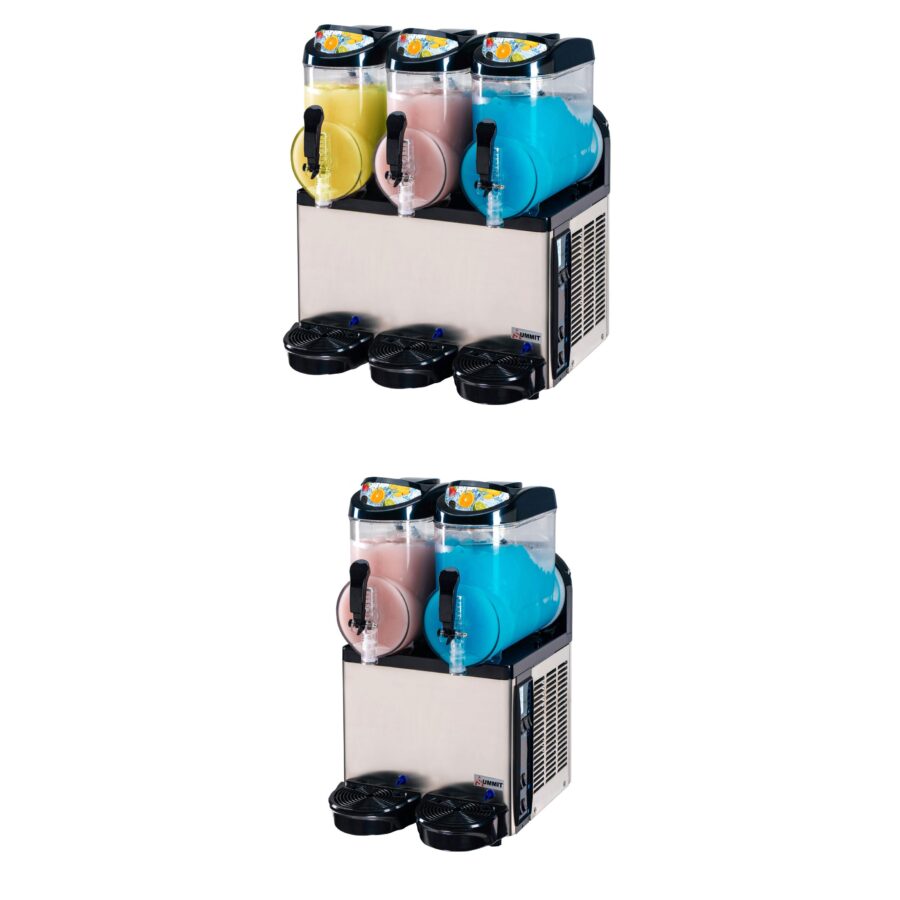 SUMMIT SLUSH MACHINES - DOUBLE AND TRIPLE BOWL